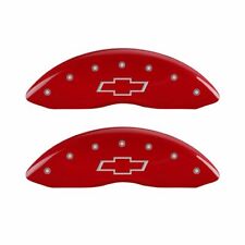 MGP Front/Rear Caliper Covers-Red, Chevrolet Suburban/Tahoe; 14234SBOWRD
