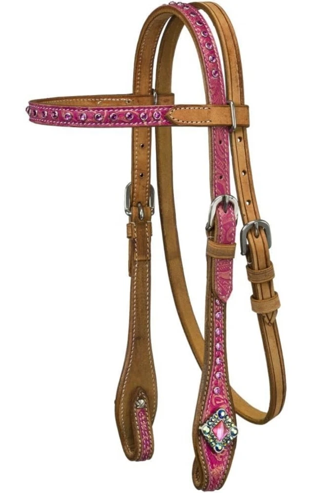 Cabezal de cejas mini/pony rosa real plateado Foto 1 de 1