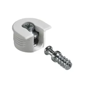 Exzenter Verbindungsbeschlag VB 35/16 mit Einschraubdübel, Spannmaß 6,7 mm 8 St. - Bild 1 von 2