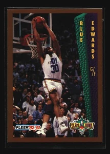 1992-93 Fleer #290 Blue Edwards SD (EX)(BSK) - Picture 1 of 2