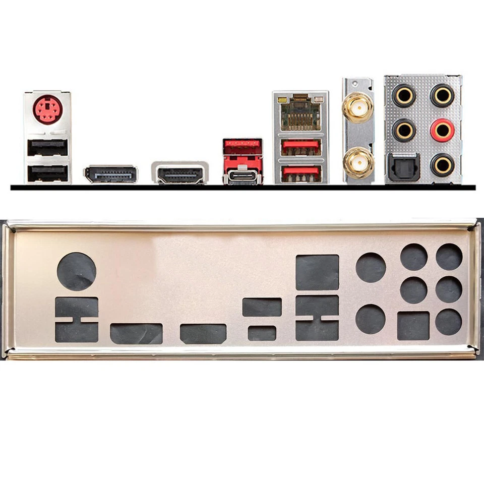 1Pcs For MSI Z390 Gaming Edge AC I/O Shield BackPlate Back Plate Blende Bracket - Image 1 of 1