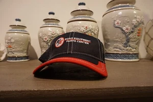 Road Equipment Parts Center, Black & Red Hat Cap Adjustable trucker - Picture 1 of 2