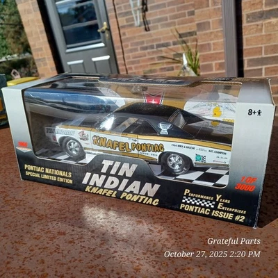 Ertl 1/18 TIN INDIAN KNAFEL PONTIAC 66 GTO 1 OF 3000 ERTL LIMITED EDITION NiB - Image 1 of 4