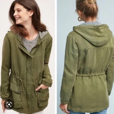 Anthropologie Sanctuary Anorak Green Army Military Versatile Jacket (Size XL) - Image 1 of 4