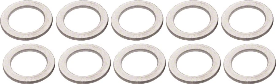 Arandelas de carpeta de asiento Kalloy de 1 mm | ID de 8 mm, acero duradero, compatibilidad de asientos de bicicleta Foto 1 de 1