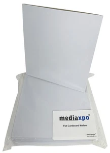 100 CD/DVD White Cardboard Jackets Cover NO FLAP (5 5/8 x 6) - Picture 1 of 4