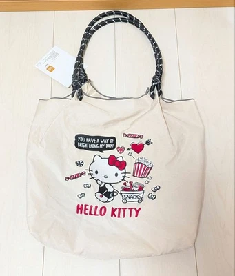 Borsa Hello Kitty Sanrio Collab etichette inutilizzate adorabile tote 13x13x5 in - Immagine 1 di 2
