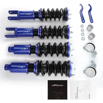 Ajustable Altura Amortiguadores for Honda Civic EJ EK EM 1996-2000 Coilover - Imagen 1 de 4