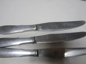 LOT OF 3 GEORG JENSEN MITRA  9 1/8 " MCM SATIN DENMARK KNIFE - Picture 1 of 3