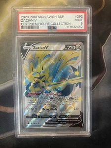 Zacian V (Shiny) SWSH292 SWSH: Sword & Shield Promo Cards Holo PSA 9 - Picture 1 of 2
