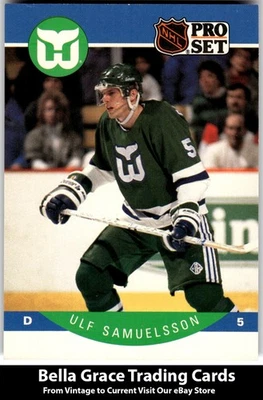 Juego profesional de baloncesto de la NBA Ulf Samuelsson #109 Hartford Whalers 1990-91 Foto 1 de 2