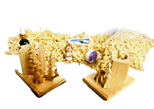 2 Zirpen-Körbchen handgemacht mit Öl, Balsam & Engel – für gesunden Schlaf - Bild 1 von 14
