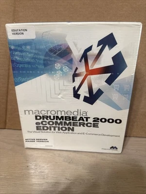 Macromedia Drumbeat 2000 e-Commerce Edition Sealed Education Version - Image 1 of 4