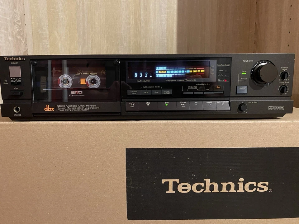 Platine cassette légendaire TECHNICS RS-B85 en parfait état comme neuve/like new - Photo 1/4