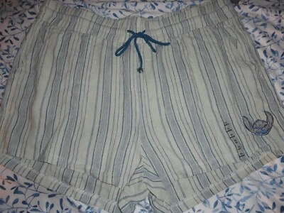 Pantalones Cortos 3XL PUNTADA A RAYAS Bordados con Cordón Nuevos con Etiquetas Disney Foto 1 de 3