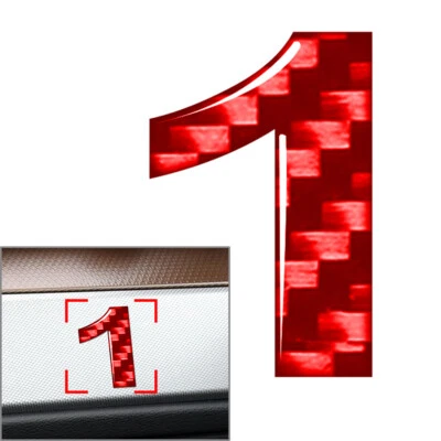 Window Door Wall Car Badge Emblem Number Signs Decals Stickers 1 - Image 1 of 4