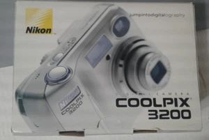 Nikon Coolpix 3200 Digital Camera BOX cords with disk and papers only NO CAMERA - Picture 1 of 6