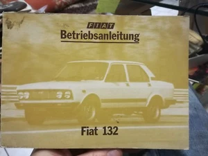 Folleto Uso y Mantenimiento fiat 132 1977 Original Funcionamiento Alemán - Imagen 1 de 7