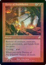 Decree of Annihilation - Foil Played MTG Scourge Magic