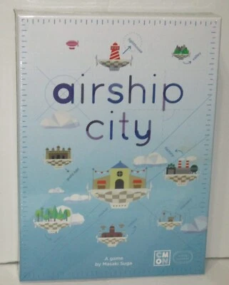AIRSHIP CITY City-Building Engineering Game by Masaki Suga CMON #ASC001 SEALED! - Image 1 of 2