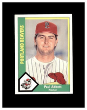 1990 CMC PORTLAND BEAVERS PAUL ABBOTT PORTLAND BEAVERS #1