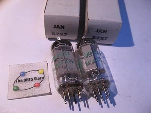 Válvula de tubo de vacío GE General Electric JAN-5727 - Caja original no probada Cantidad 2 - Imagen 1 de 3
