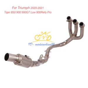 Titanium Exhaust System Pipe Header For Triumph Tiger 850 Tiger 900 2020-2021 - Bild 1 von 6