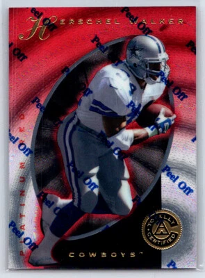 1997 Pinnacle Totally Certified Herschel Walker #43 /4999 Dallas Cowboys - Image 1 of 2