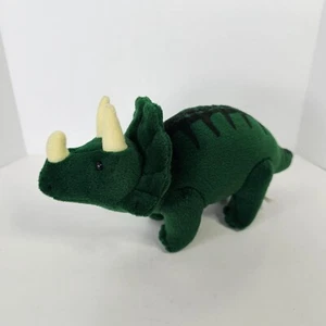 Dakin Vintage grün Triceratops Sound Noisie Plüschtier Kuscheltier Spielzeug 11 Zoll - Bild 1 von 11