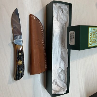 CUBIERTOS CANAL CALLEJERO PUNTO DE CAÍDA CAZADOR HUESO ÁMBAR Foto 1 de 4