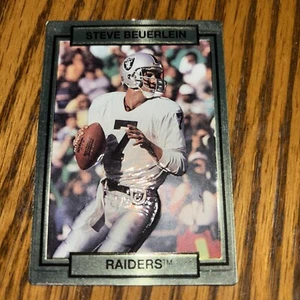 1990 Action Packed - #123 Steve Beuerlein Raiders - Picture 1 of 2