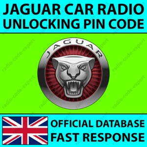 JAGUAR RADIO PIN CODE UNLOCKING FOR XK XJ XF X-TYPE S-TYPE XE XJ S CD CASSETTE - Picture 1 of 4