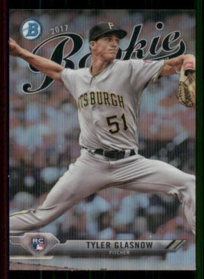 2017 Bowman Chrome Rookie of the Year Favorites Refractors #ROYF7 Tyler Glasnow - Image 1 of 2