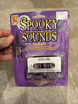 Vintage Halloween 1996 Paper Magic Spooky Sounds Cassette Tape NOS - Image 1 of 3