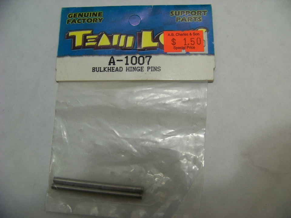 VINTAGE TEAM LOSI LOSA1007 BULKHEAD HINGE PINS - Image 1 of 1
