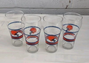 1990's Vintage Syracuse Orange Football NCAA Coca-Cola Collectible Glass. - Picture 1 of 6