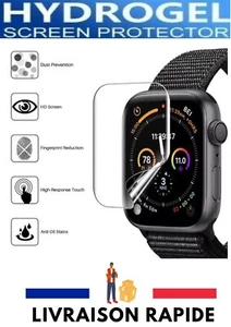 Pr Apple Watch série 4/5/6/7 vitre Film protection Hydrogel 3D INTEGRALE 40/44mm - Picture 1 of 8