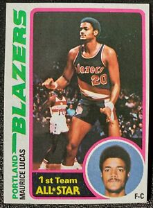 1978 Maurice Lucas Portland Trail Blazers Topps NBA Card #50 NCAA Marquette