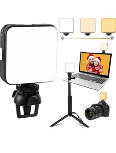 Video Conference Lighting Kit, Adjustable Brightness and Color Webcam Lighting - Picture 1 of 8