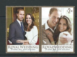 NEW ZEALAND 2011 ROYAL WEDDING PRINCE WILLIAM FINE USED - Picture 1 of 1