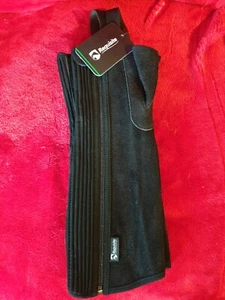 ERFORDERLICH WILDLEDER HALBCHAPS ERWACHSENE GROSS SCHWARZ NEU - Bild 1 von 1