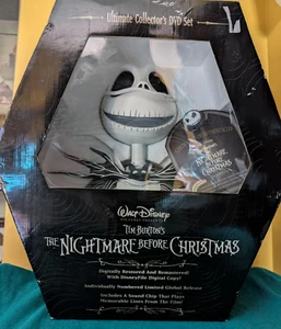 Disney Burton Nightmare Before Christmas Ultimate Collectors DVD Set Jack Bust - Foto 1 di 9