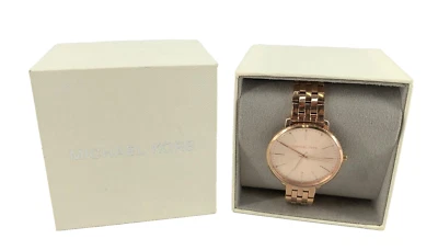 Michael Kors Rose Gold Tone Stainless Steel Three-Hand Wristwatch - Image 1 of 4