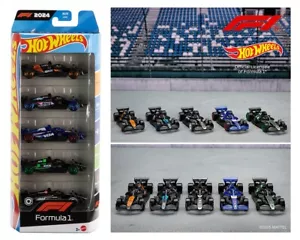 Hot Wheels 1:64 Basic Formula 1 F1 Racing 5-Pack Cars Set Diecast 1:64 BackOrder - Picture 1 of 2
