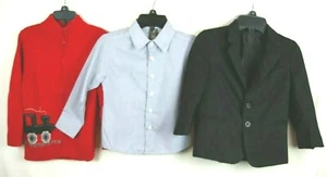 Osh Kosh Train Sweater and Dockers Button Up Shirt & Blazer Boy's/ Kid's Size 5  - Picture 1 of 12