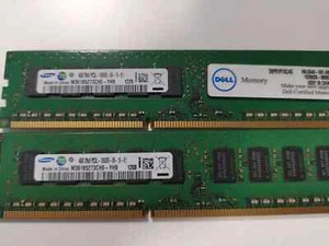 2 x 4GB = 8GB PC3-10600E UDIMM ECC Server Memory RAM DELL SNPR1P74C/4G - Picture 1 of 1