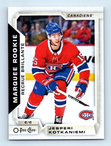 2018-19 UPPER DECK O-PEE-CHEE UPDATES JESPERI KOTKANIEMI RC MONTREAL CANADIENS