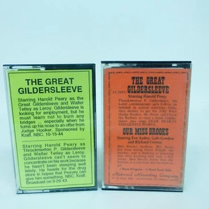 The Great Gildersleeve #995 1995 & Our Miss Brooks 2 Cassette Lot - Picture 1 of 24