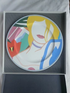 Gorgeous Rosenthal Studio-line ltd ed. charger  Tom Wesselmann, Blonde Vivien - Picture 1 of 12