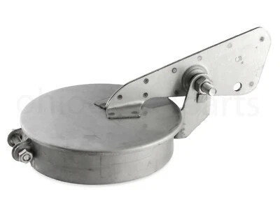 Silenciador de escape de tractor de acero inoxidable de 6 pulgadas tapa climática silenciador aleta de lluvia Foto 1 de 2